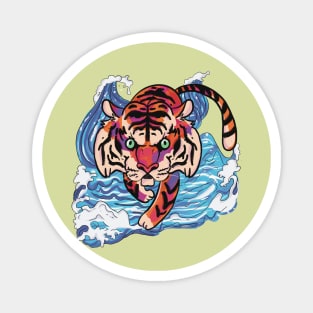 Funny Tiger Magnet